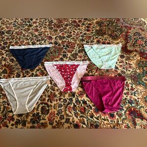 Victoria's Secret Lot of 5 Pairs Panties All NWT XL